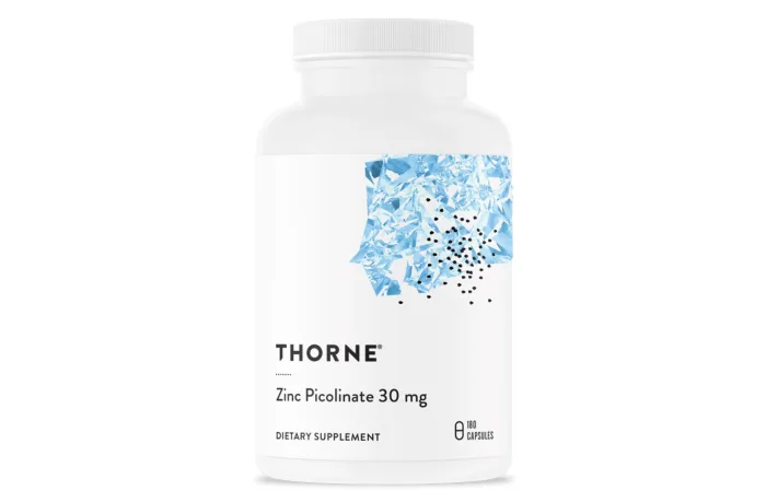 بهترین مکمل روی برای پوست: Thorne Zinc Picolinate