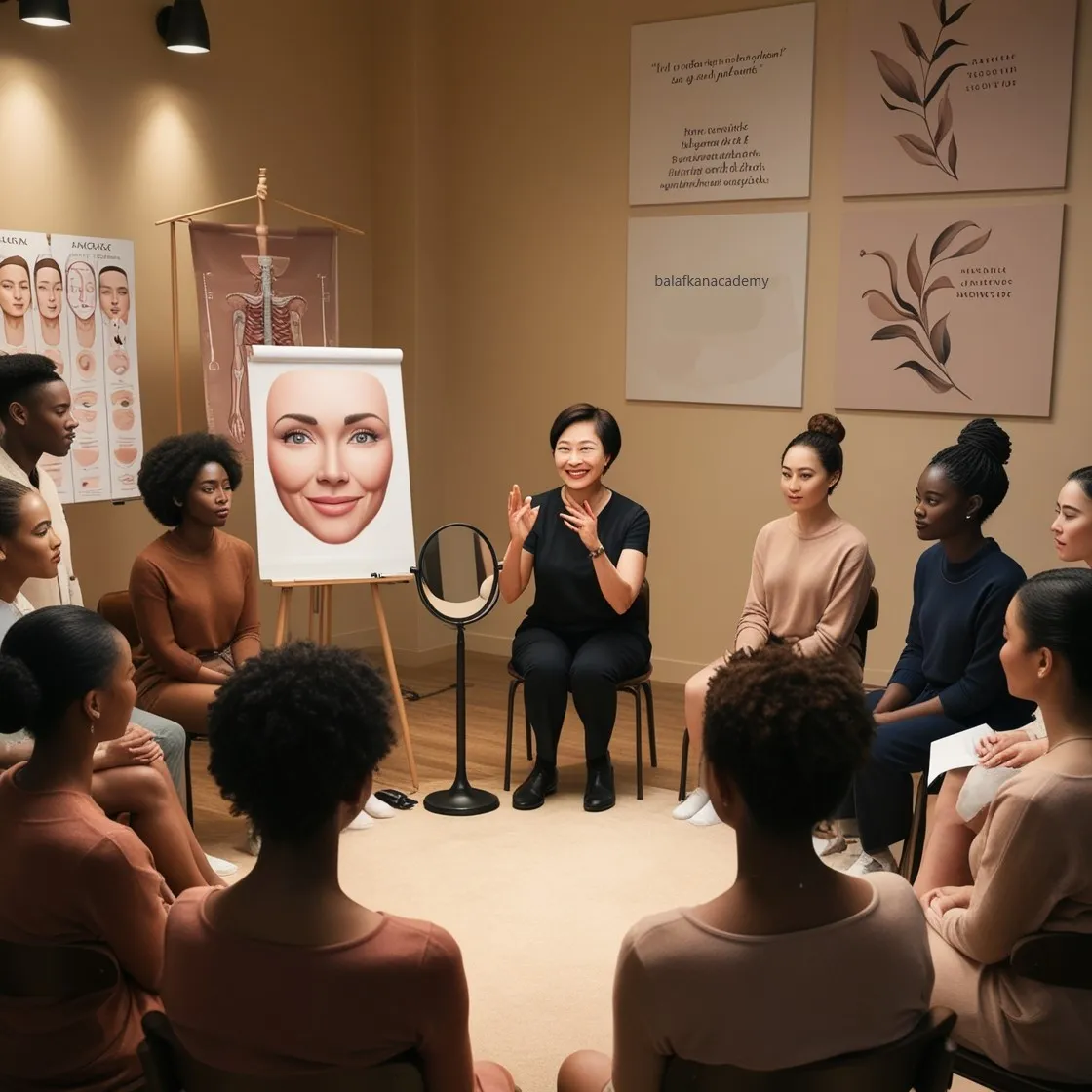 Facial training by balafkanacademy master