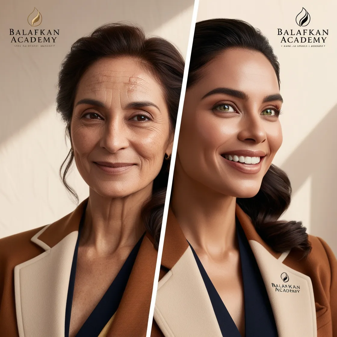 The difference between dry and oily skin of a customer at balafkanacademy